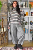 Braemar Stripey Knit Greys